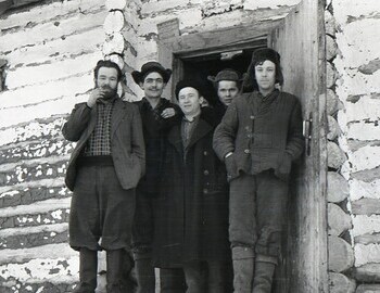Jan 27 - District 41. Farewell to workers. Ognev (left). Venediktov in the center.