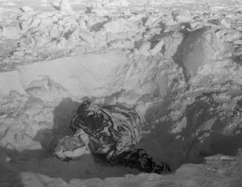 Slobodin's body was discovered on 5 March 1959 with a probe under 50 cm of snow