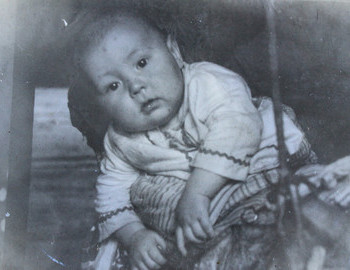 Valeriy Nikolaevich Anyamov as a baby