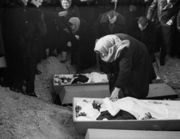 Zina and Doroshenko open coffins