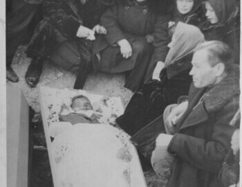 Zina's open coffin - photo from Kolmogorova's sister, Tamara Zaprudina