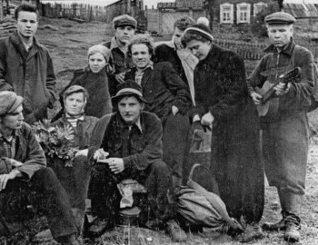 Georgiy, first row, seated in the center with the hat on